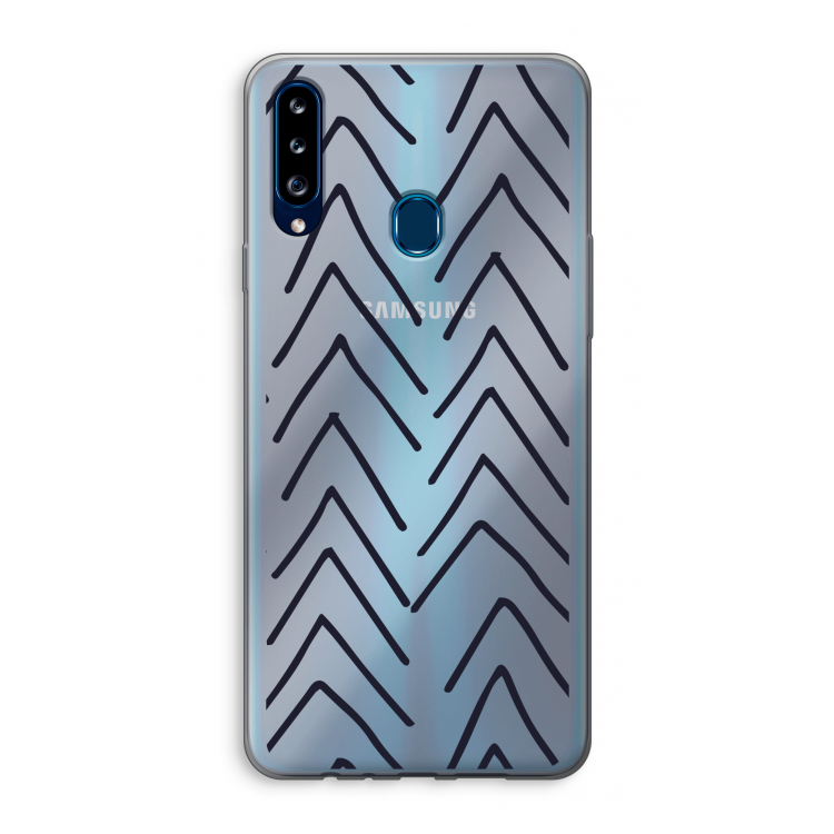 Marrakech Arrows: Samsung Galaxy A20s Transparant Hoesje