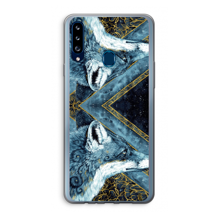 Golden Fox: Samsung Galaxy A20s Transparant Hoesje