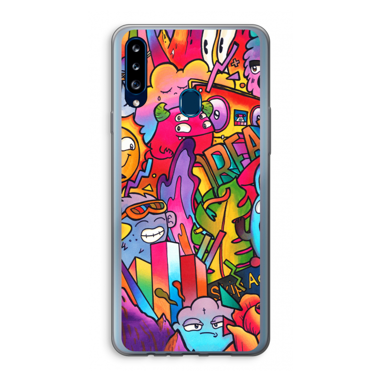 Dreams: Samsung Galaxy A20s Transparant Hoesje