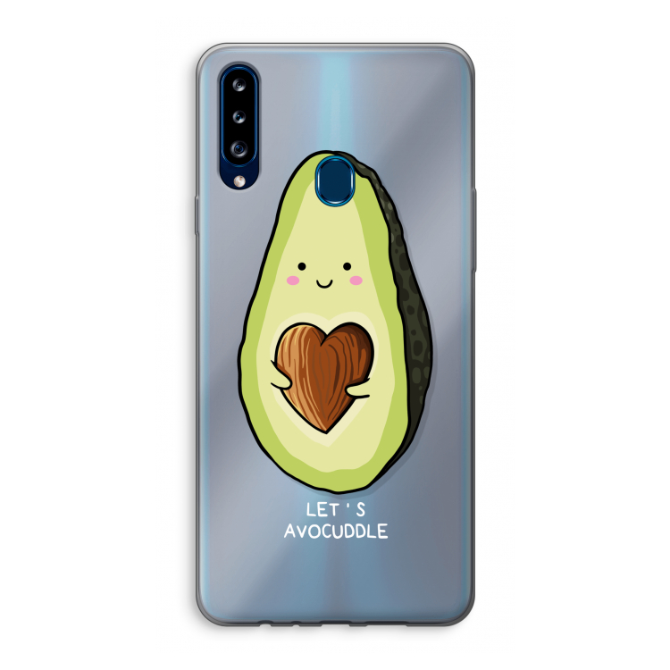 Avocuddle: Samsung Galaxy A20s Transparant Hoesje