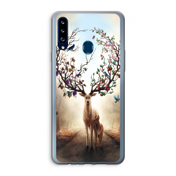 Seasons Change: Samsung Galaxy A20s Transparant Hoesje