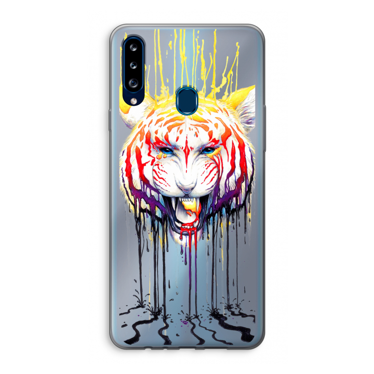 Fading: Samsung Galaxy A20s Transparant Hoesje