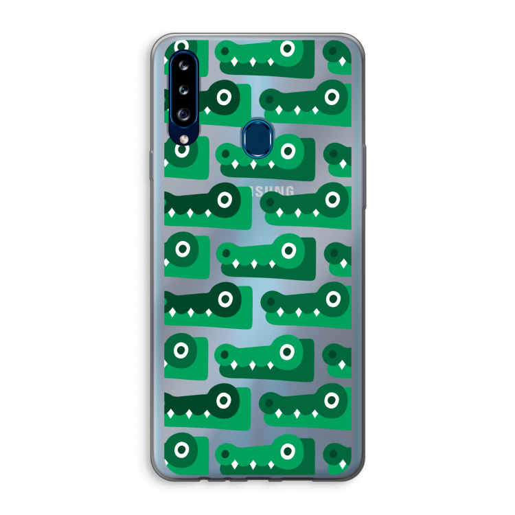 Crocs: Samsung Galaxy A20s Transparant Hoesje