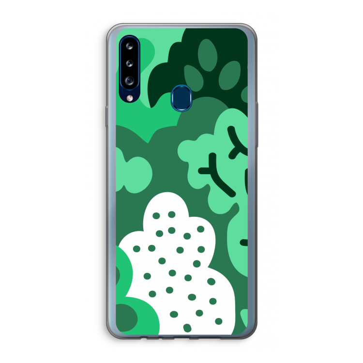 Bushes: Samsung Galaxy A20s Transparant Hoesje