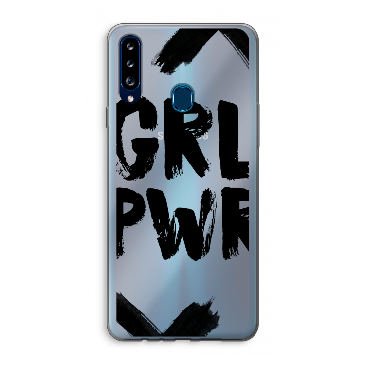 Girl Power #2: Samsung Galaxy A20s Transparant Hoesje