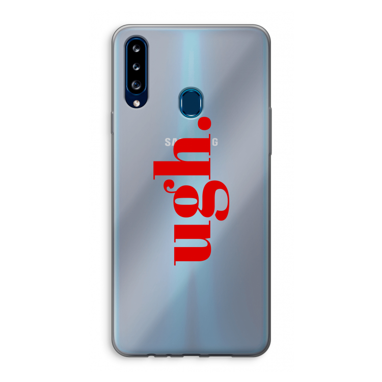 Ugh: Samsung Galaxy A20s Transparant Hoesje