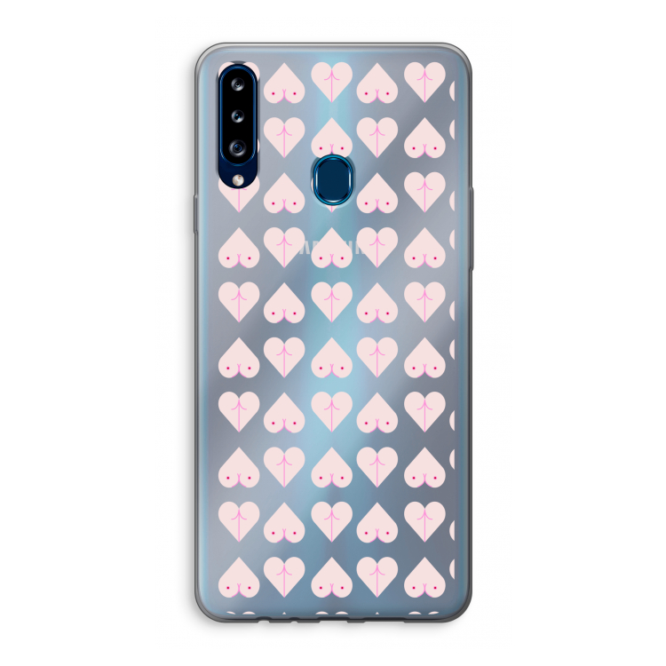 Ass 'n Titties: Samsung Galaxy A20s Transparant Hoesje