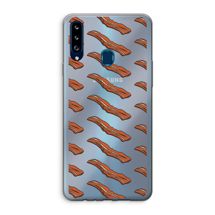 Bacon to my eggs #2: Samsung Galaxy A20s Transparant Hoesje