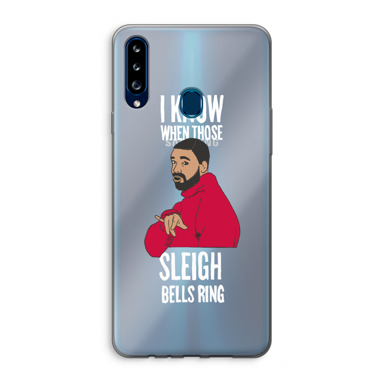 Sleigh Bells Ring: Samsung Galaxy A20s Transparant Hoesje