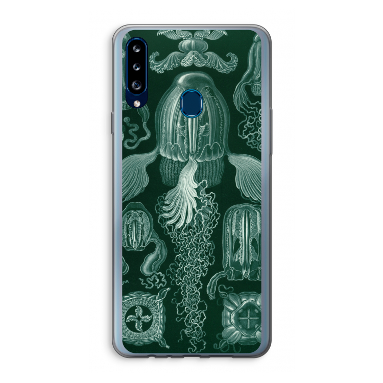 Haeckel Cubomedusae: Samsung Galaxy A20s Transparant Hoesje