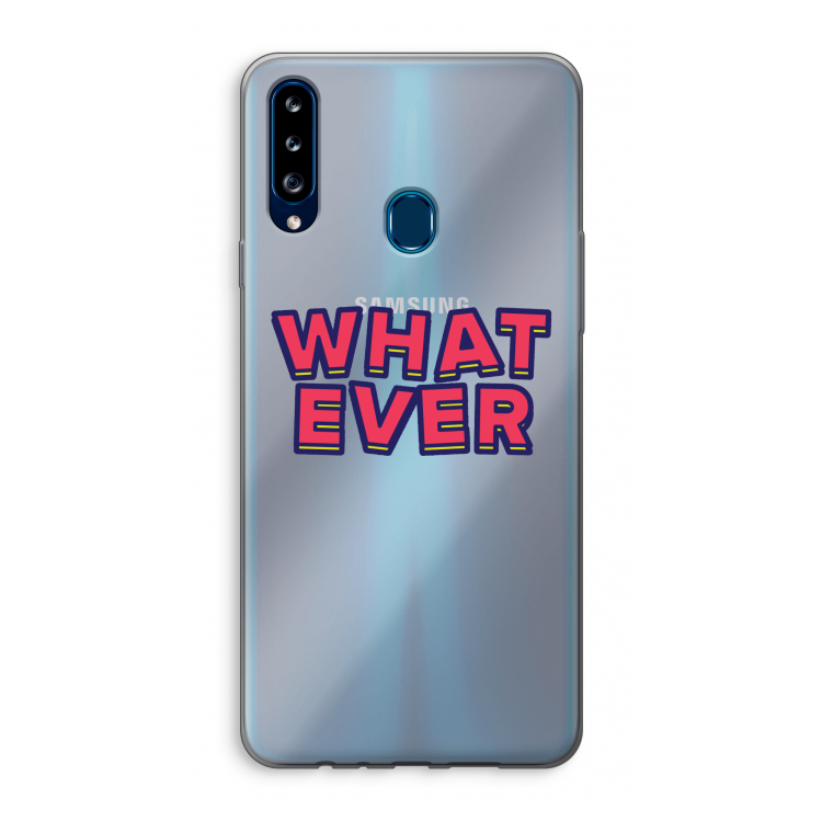 Whatever: Samsung Galaxy A20s Transparant Hoesje