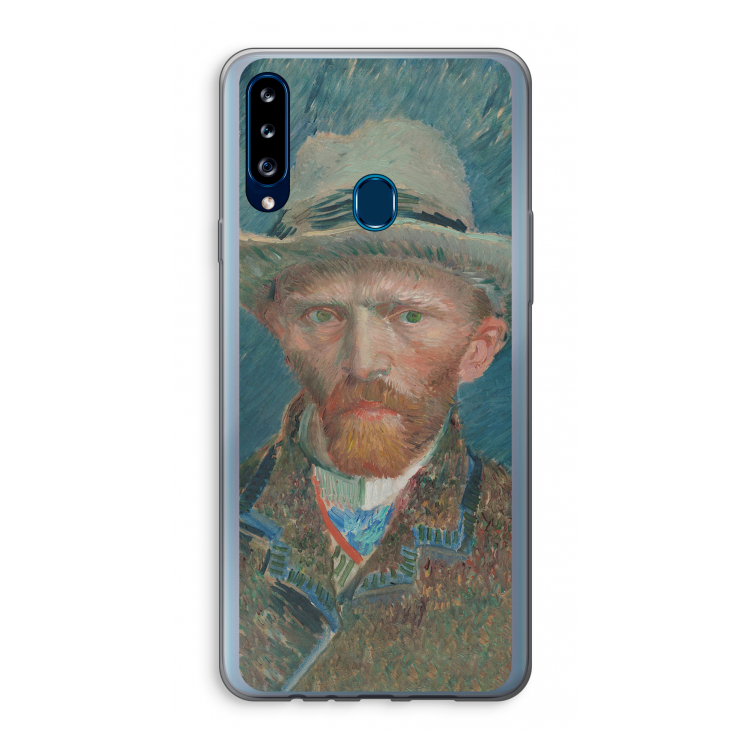 Van Gogh: Samsung Galaxy A20s Transparant Hoesje