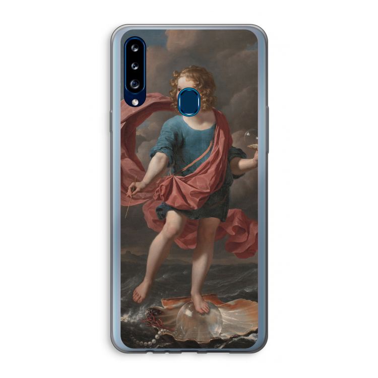 Soap Bubbles: Samsung Galaxy A20s Transparant Hoesje