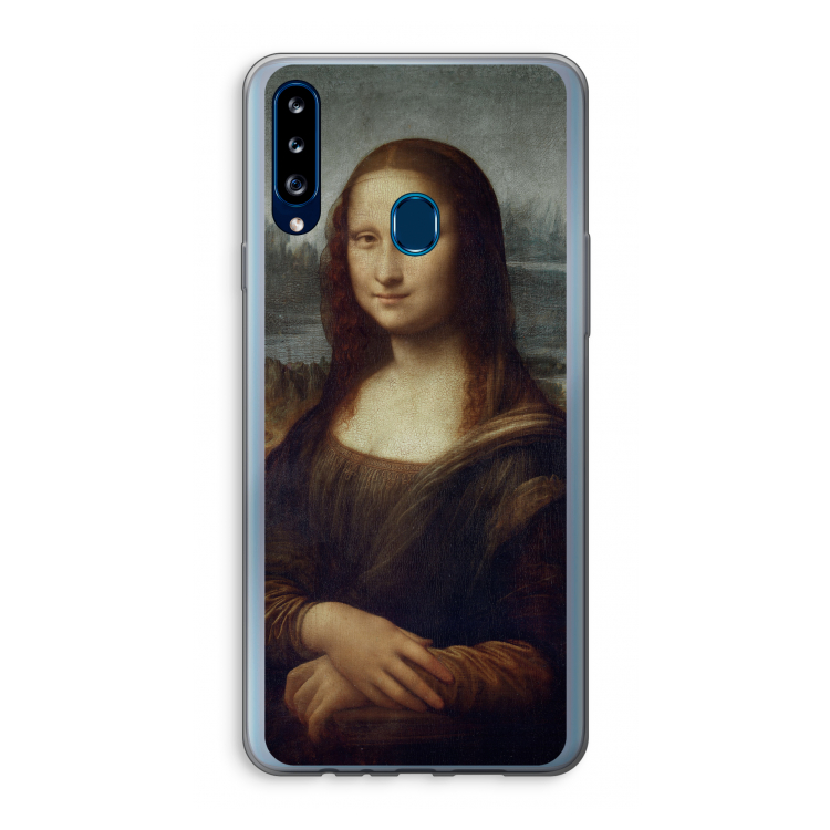 Mona Lisa: Samsung Galaxy A20s Transparant Hoesje