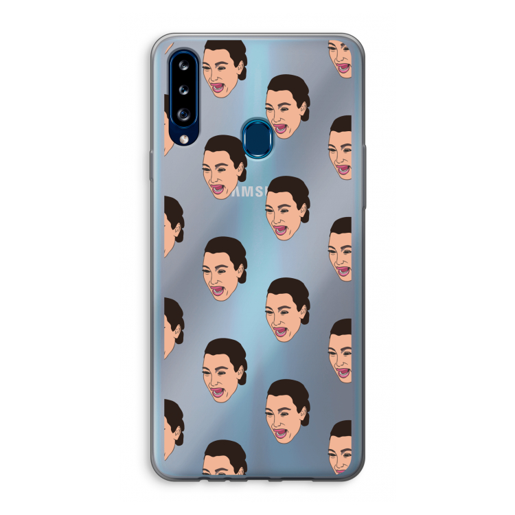 Ugly Cry Call: Samsung Galaxy A20s Transparant Hoesje