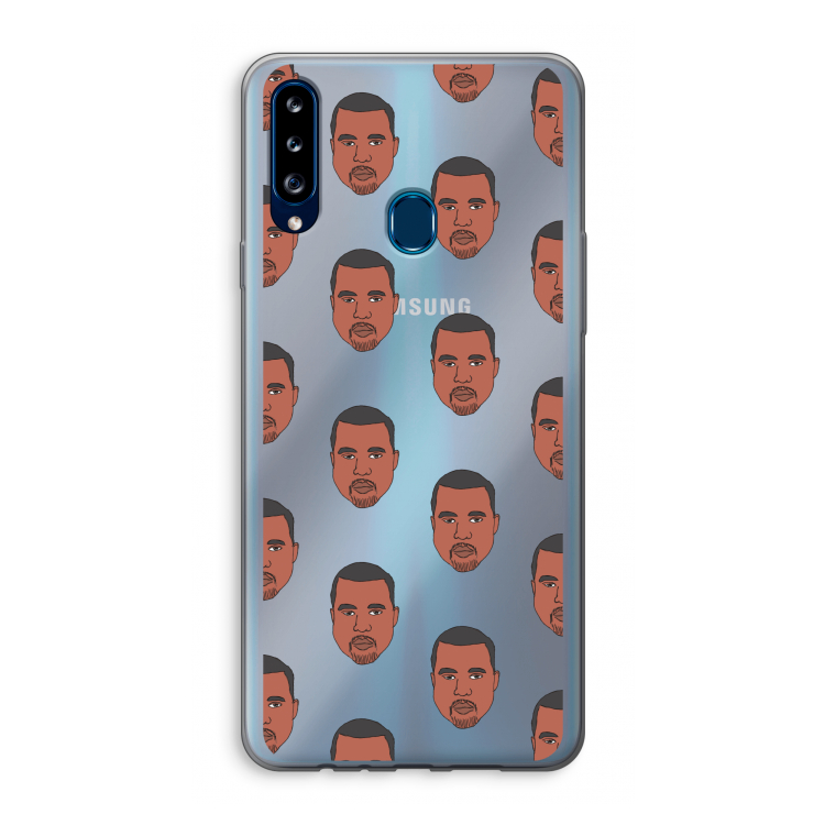 Kanye Call Me?: Samsung Galaxy A20s Transparant Hoesje