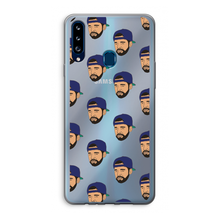 Drake Away: Samsung Galaxy A20s Transparant Hoesje
