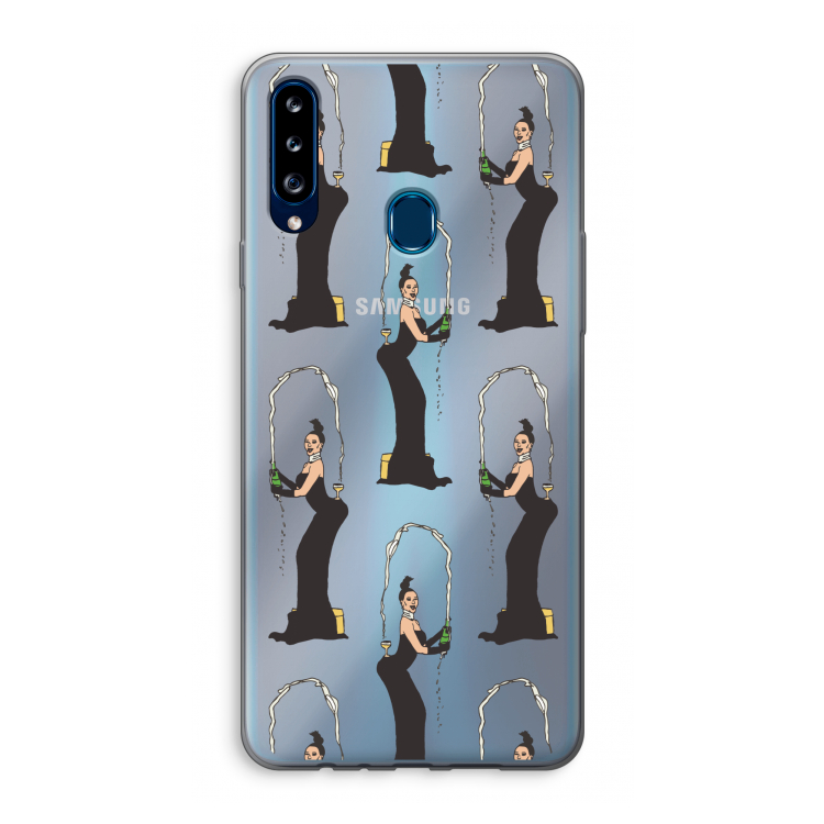 Pop Some Kim: Samsung Galaxy A20s Transparant Hoesje