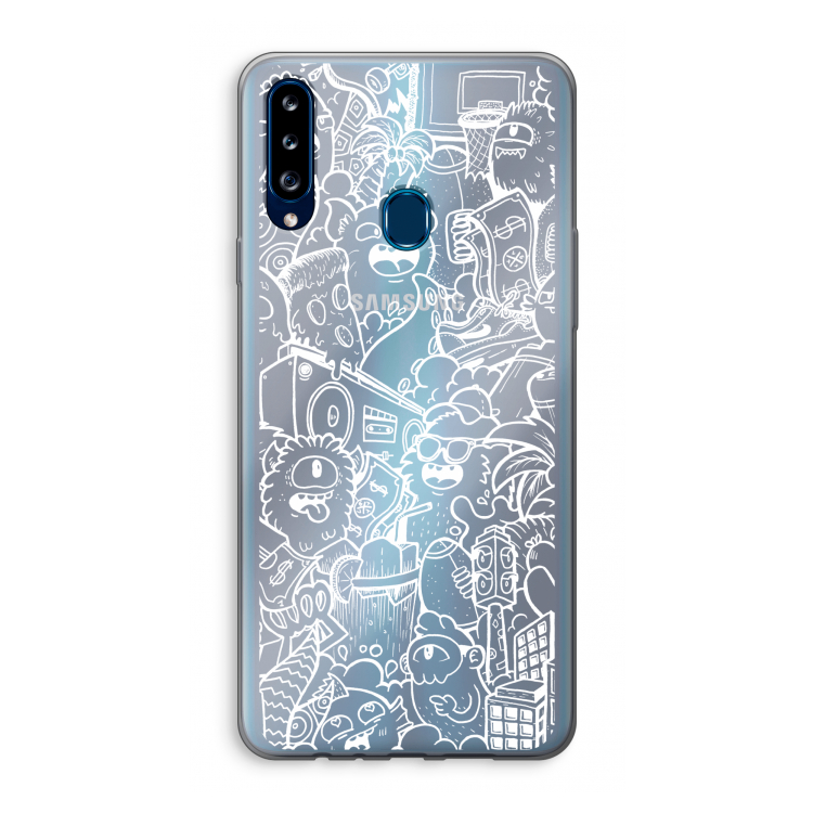 Vexx City #2: Samsung Galaxy A20s Transparant Hoesje
