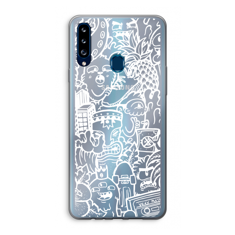 Vexx Mixtape #2: Samsung Galaxy A20s Transparant Hoesje