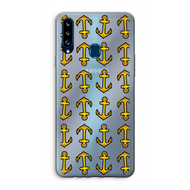 Musketon Anchor: Samsung Galaxy A20s Transparant Hoesje