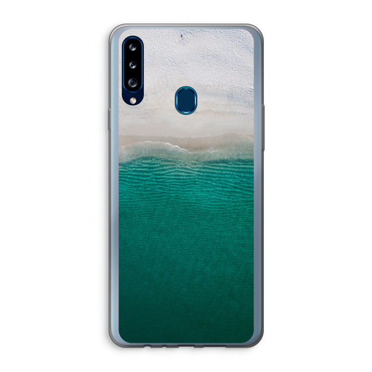 Stranded: Samsung Galaxy A20s Transparant Hoesje