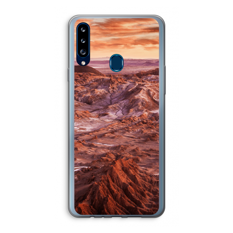 Mars: Samsung Galaxy A20s Transparant Hoesje