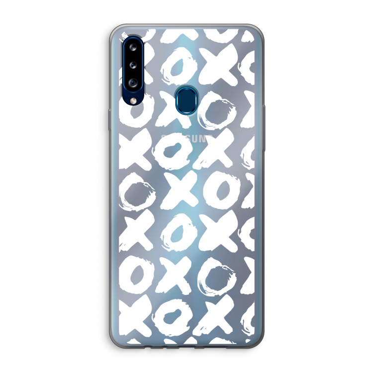 XOXO: Samsung Galaxy A20s Transparant Hoesje