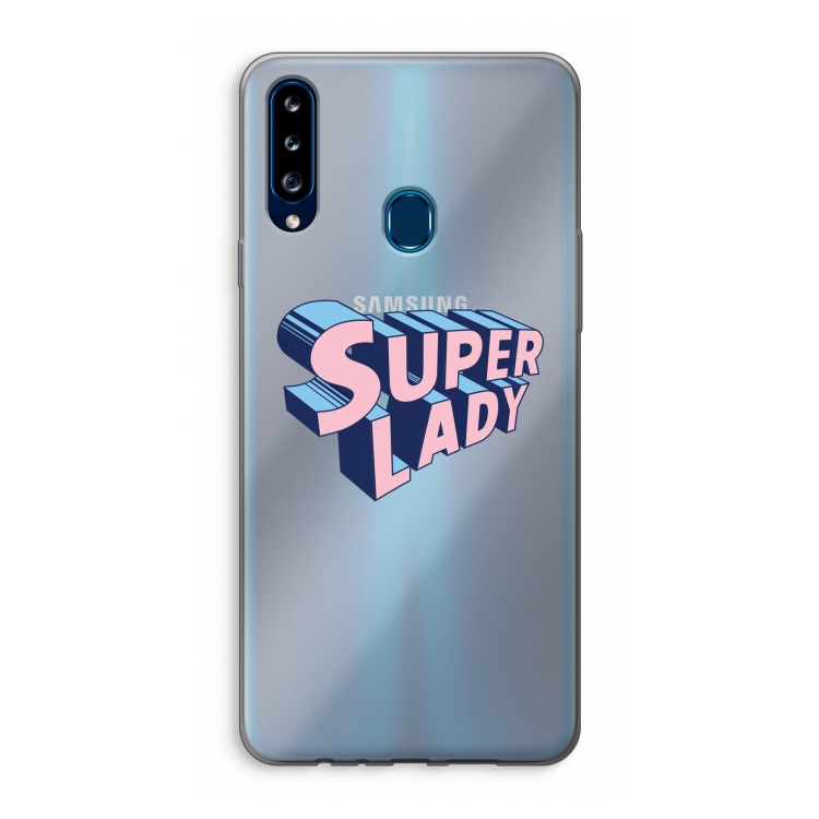 Superlady: Samsung Galaxy A20s Transparant Hoesje
