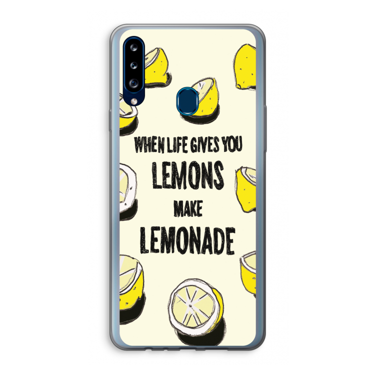 Lemonade: Samsung Galaxy A20s Transparant Hoesje
