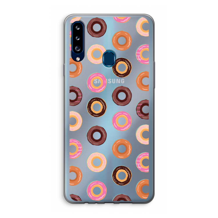 Donuts: Samsung Galaxy A20s Transparant Hoesje