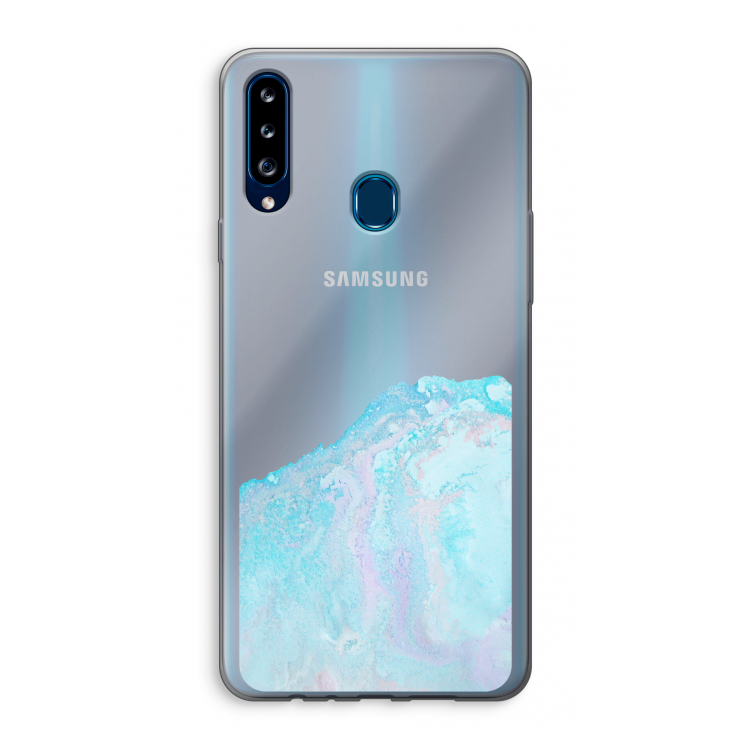 Fantasie pastel: Samsung Galaxy A20s Transparant Hoesje
