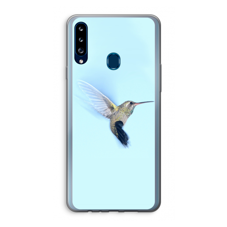 Kolibri: Samsung Galaxy A20s Transparant Hoesje
