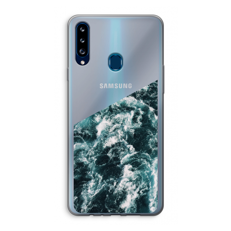 Zee golf: Samsung Galaxy A20s Transparant Hoesje