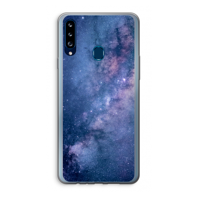 Nebula: Samsung Galaxy A20s Transparant Hoesje