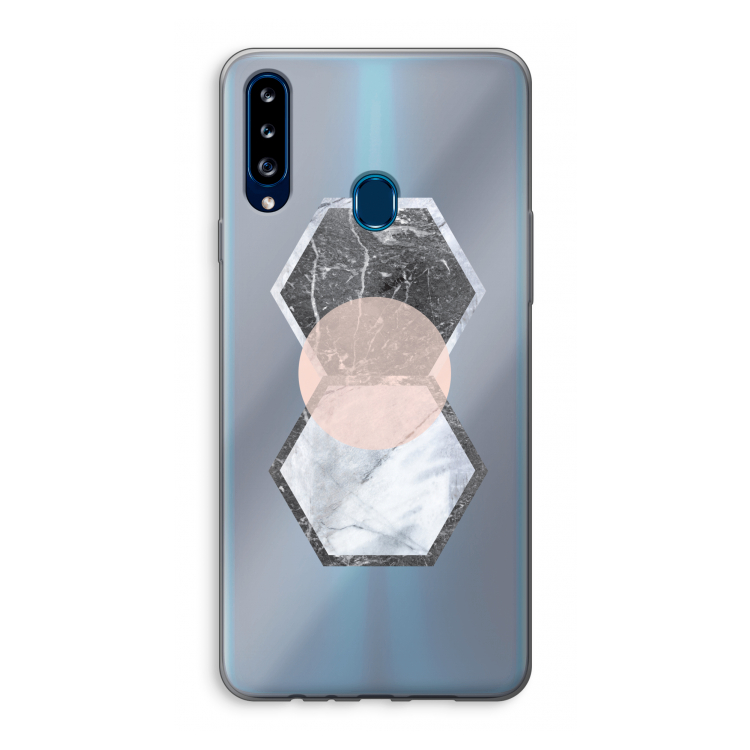 Creatieve toets: Samsung Galaxy A20s Transparant Hoesje
