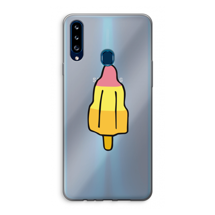 Raketijsje: Samsung Galaxy A20s Transparant Hoesje