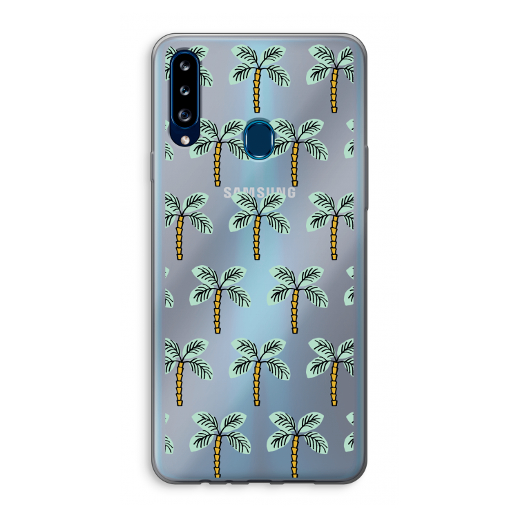 Paradise: Samsung Galaxy A20s Transparant Hoesje