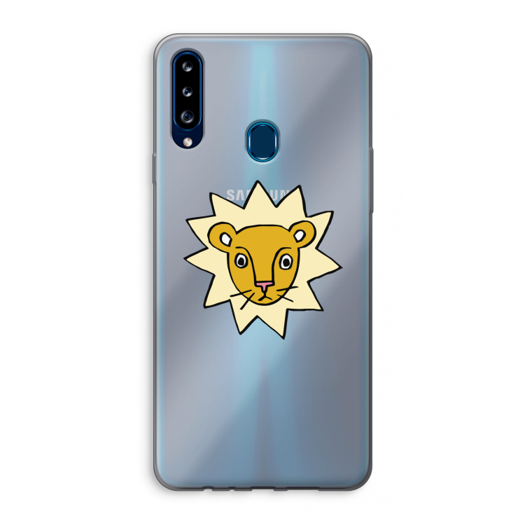 Kleine leeuw: Samsung Galaxy A20s Transparant Hoesje