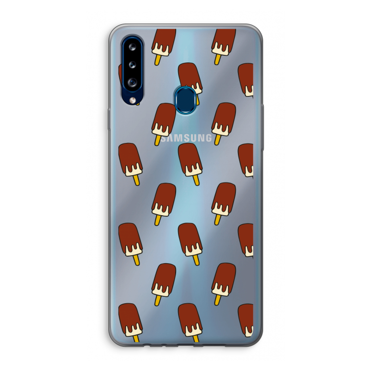 Yummy: Samsung Galaxy A20s Transparant Hoesje
