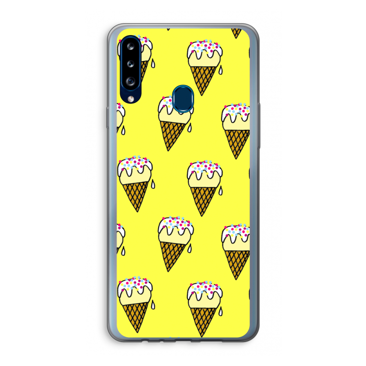 Isjes: Samsung Galaxy A20s Transparant Hoesje