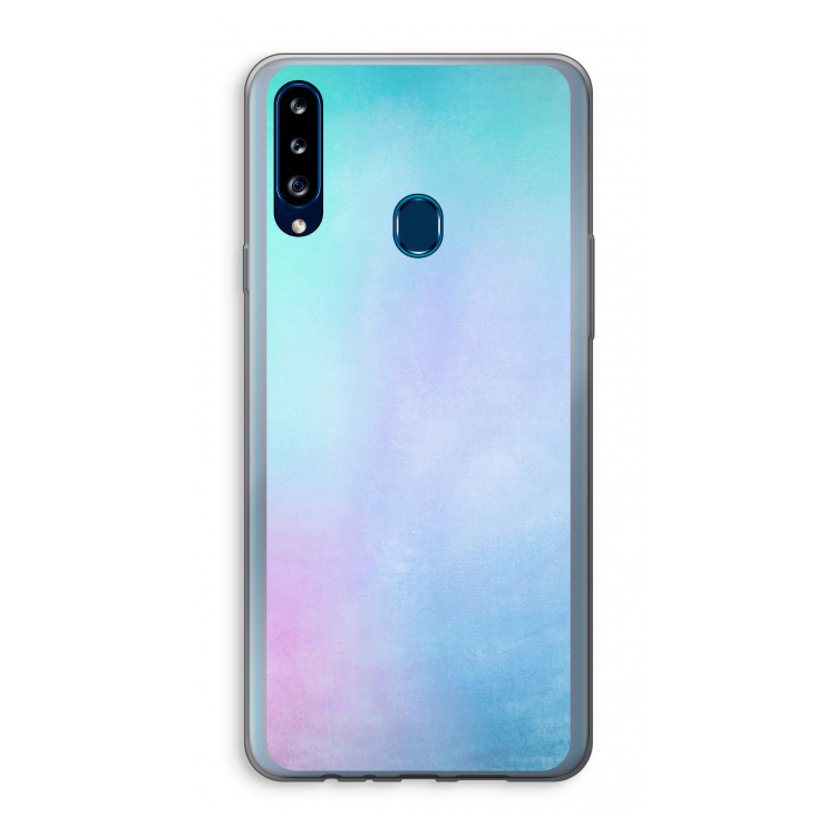 mist pastel: Samsung Galaxy A20s Transparant Hoesje