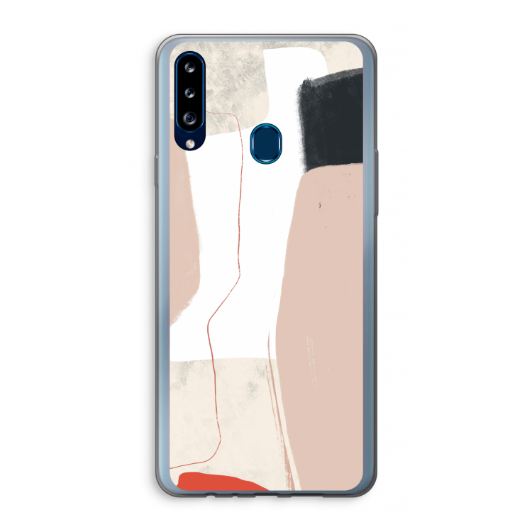Lava: Samsung Galaxy A20s Transparant Hoesje
