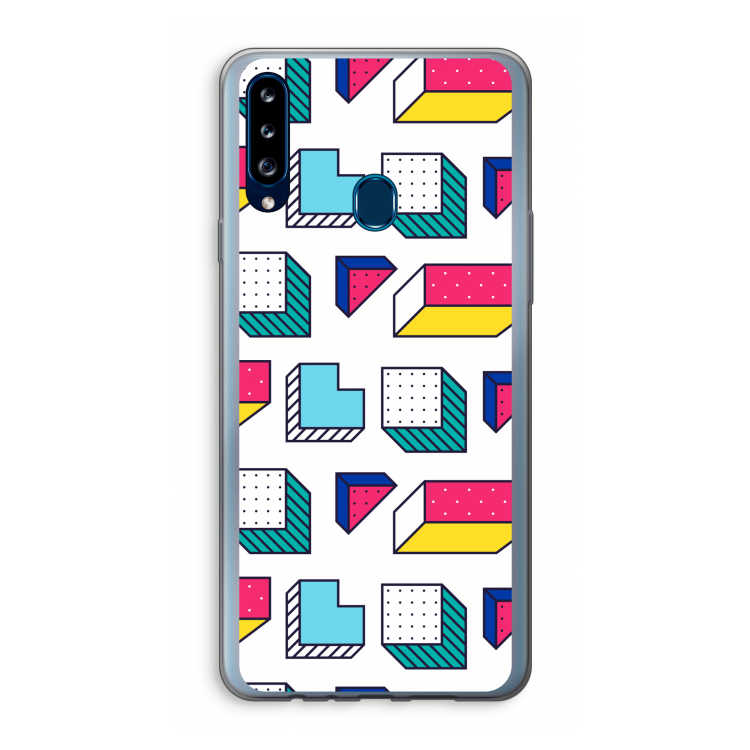 8-bit N°7: Samsung Galaxy A20s Transparant Hoesje