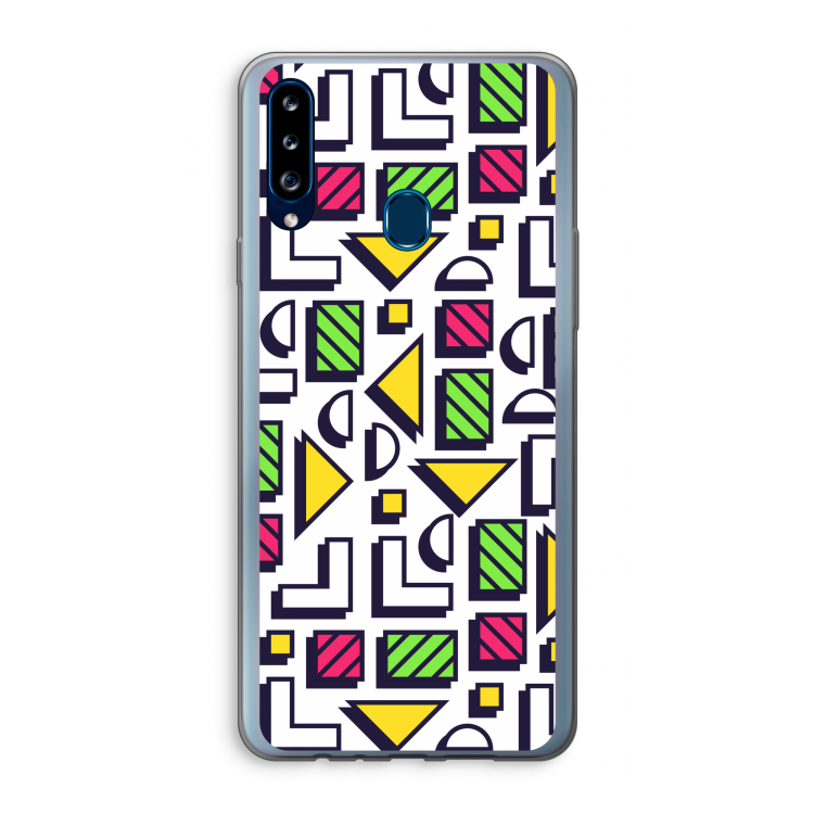 8-bit N°4: Samsung Galaxy A20s Transparant Hoesje