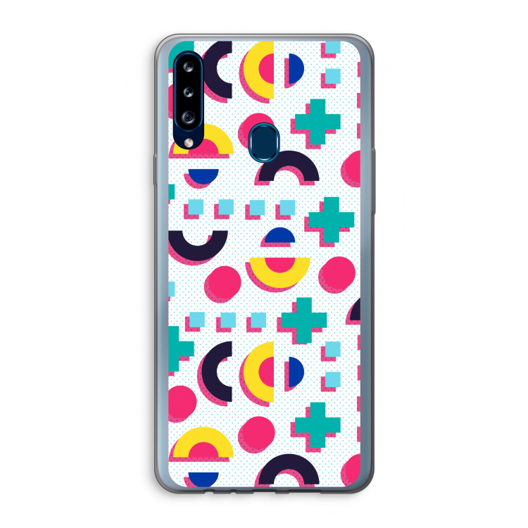 8-bit N°2: Samsung Galaxy A20s Transparant Hoesje