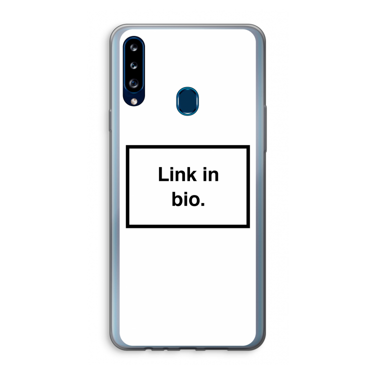 Link in bio: Samsung Galaxy A20s Transparant Hoesje