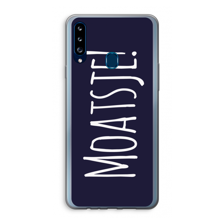 Moatsje!: Samsung Galaxy A20s Transparant Hoesje