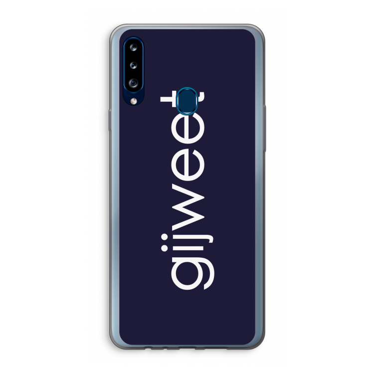 Gijweet: Samsung Galaxy A20s Transparant Hoesje