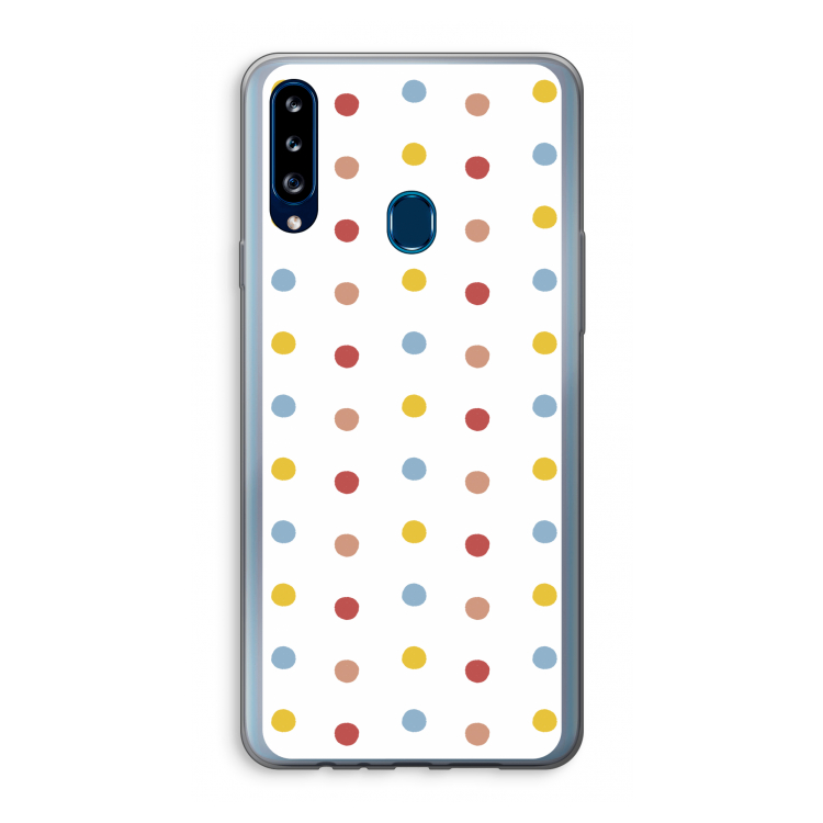 Bollen: Samsung Galaxy A20s Transparant Hoesje